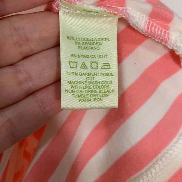 Sigrid Olsen Women Pink Off-white Sleeveless Polo Large - Picture 3 of 5